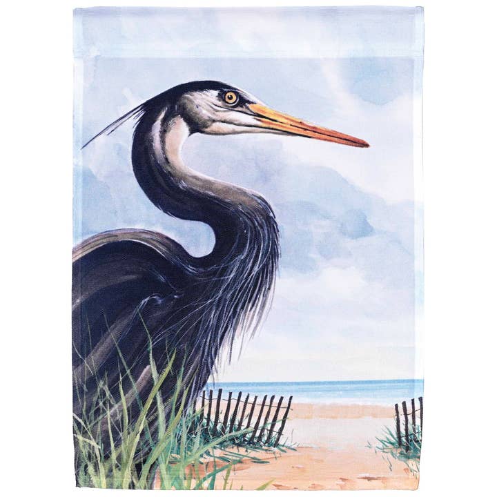 Drapeau de Jardin Héron Patrouille de Plage pour la vente par Magnolia