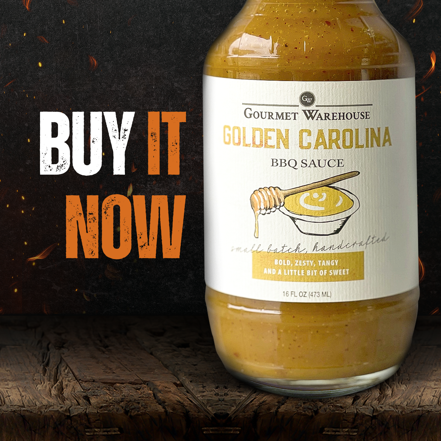 Gourmet Warehouse Brands - Wholesale BBQ Sauce - Gourmet Warehouse Golden Carolina BBQ Sauce9