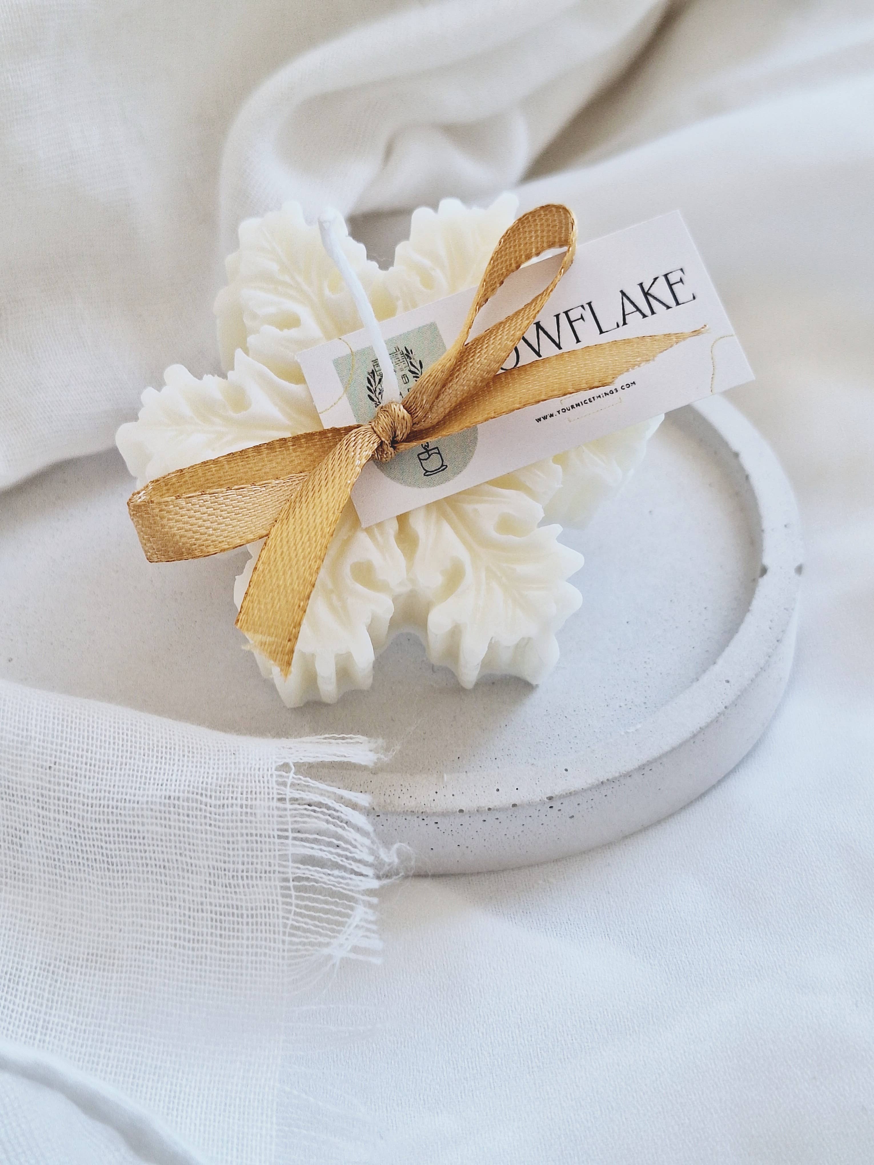 Your Nice Things - Candles - - Wholesale Novelty Candle - Snowflake soy wax Christmas candle4