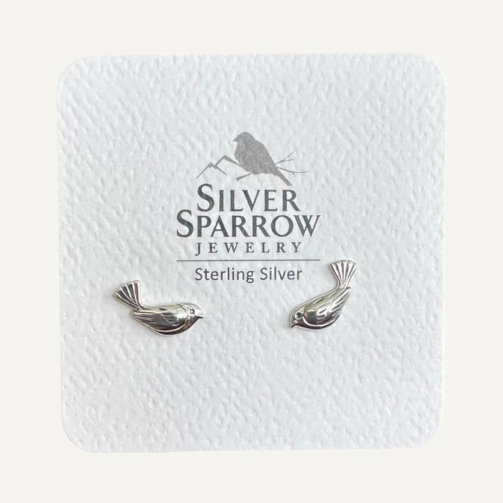 Silver Sparrow Jewelry - Wholesale Stud/Post Earrings - Sterling silver bird posts1