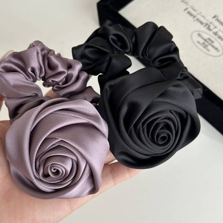 PREMIUM VINTAGE SATIN ROSE HAIRBAND_CWAHA4666 for wholesale by ACCITY