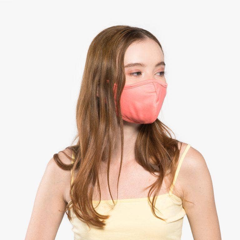 MakMask - Wholesale Protective Face Mask/Shield - Bright Salmon Mask7