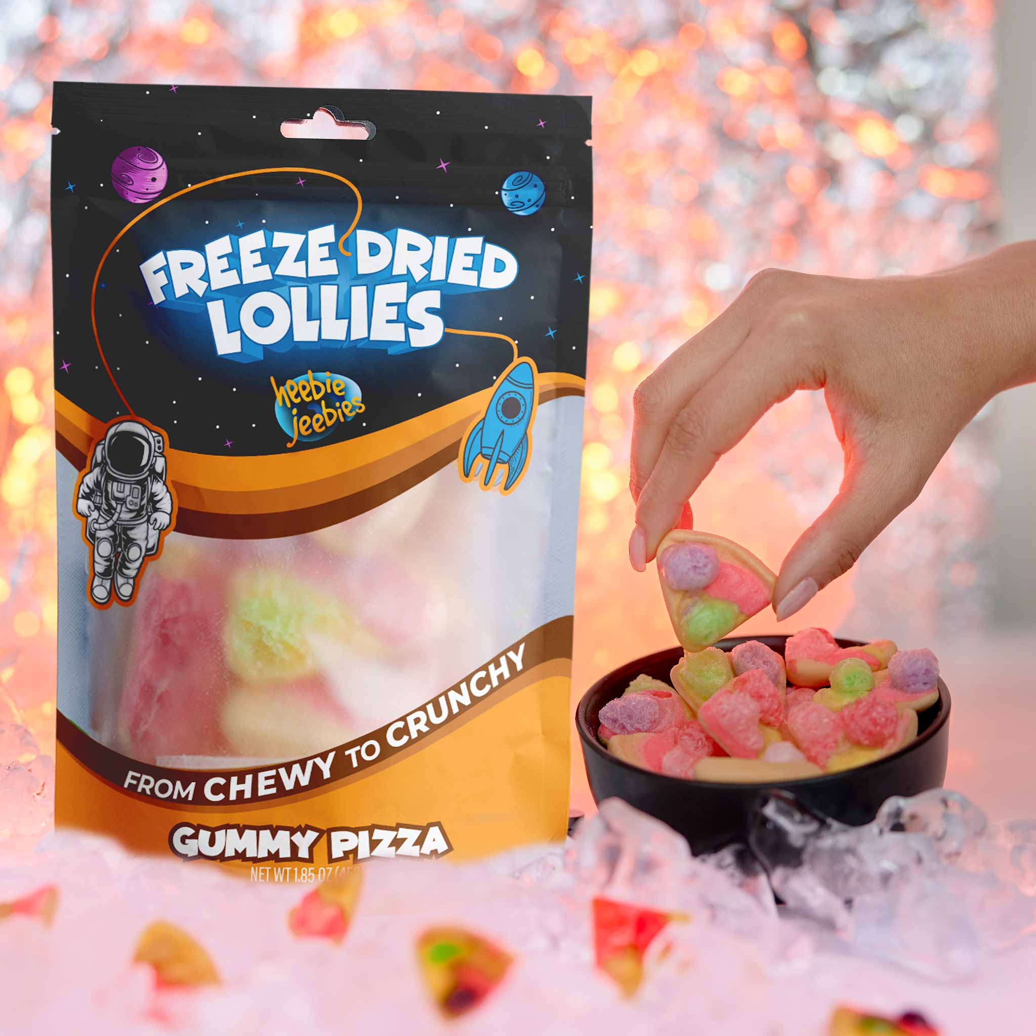 Heebie Jeebies - Wholesale Gummy - Freeze Dried Gummy Pizza4