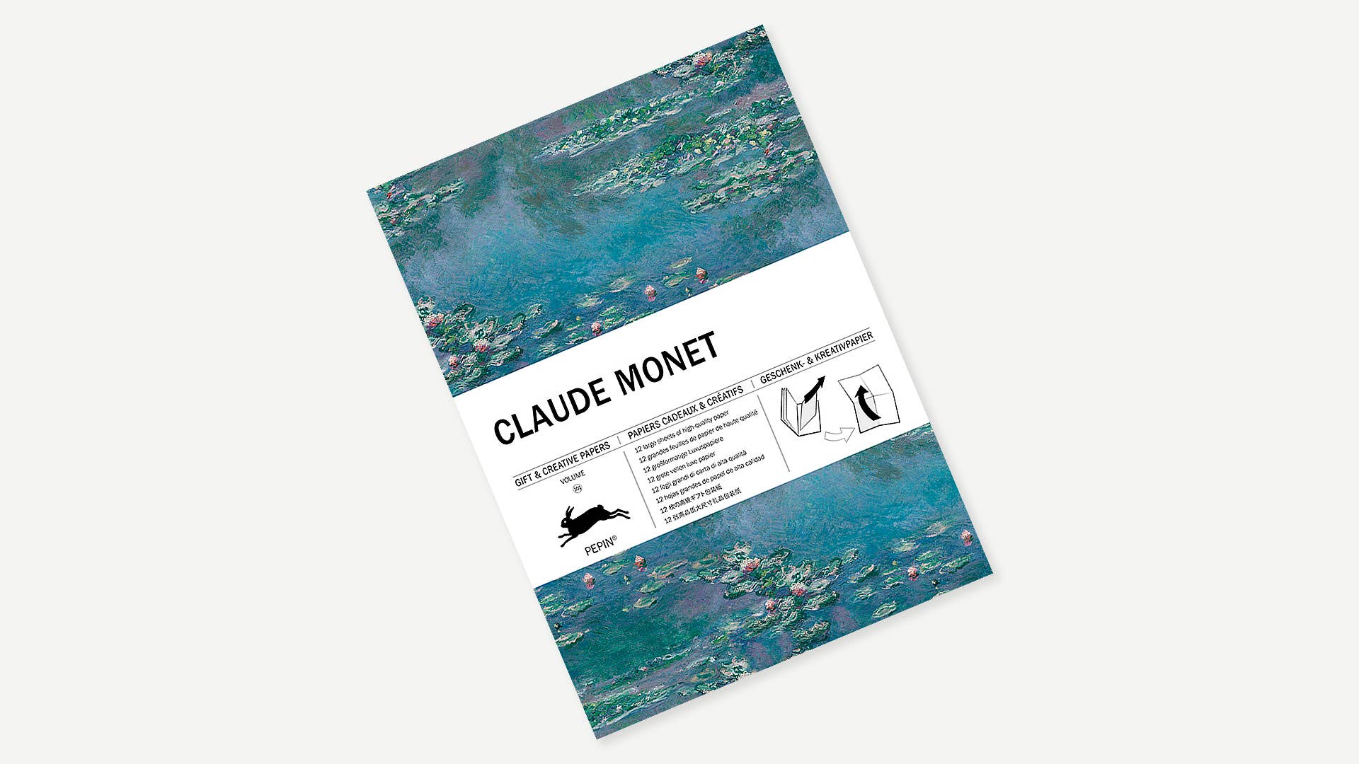 Pepin Press – Großhandel Geschenkpapier in Bögen – Claude Monet Geschenk- und Bastelpapierbuch Vol. 1013