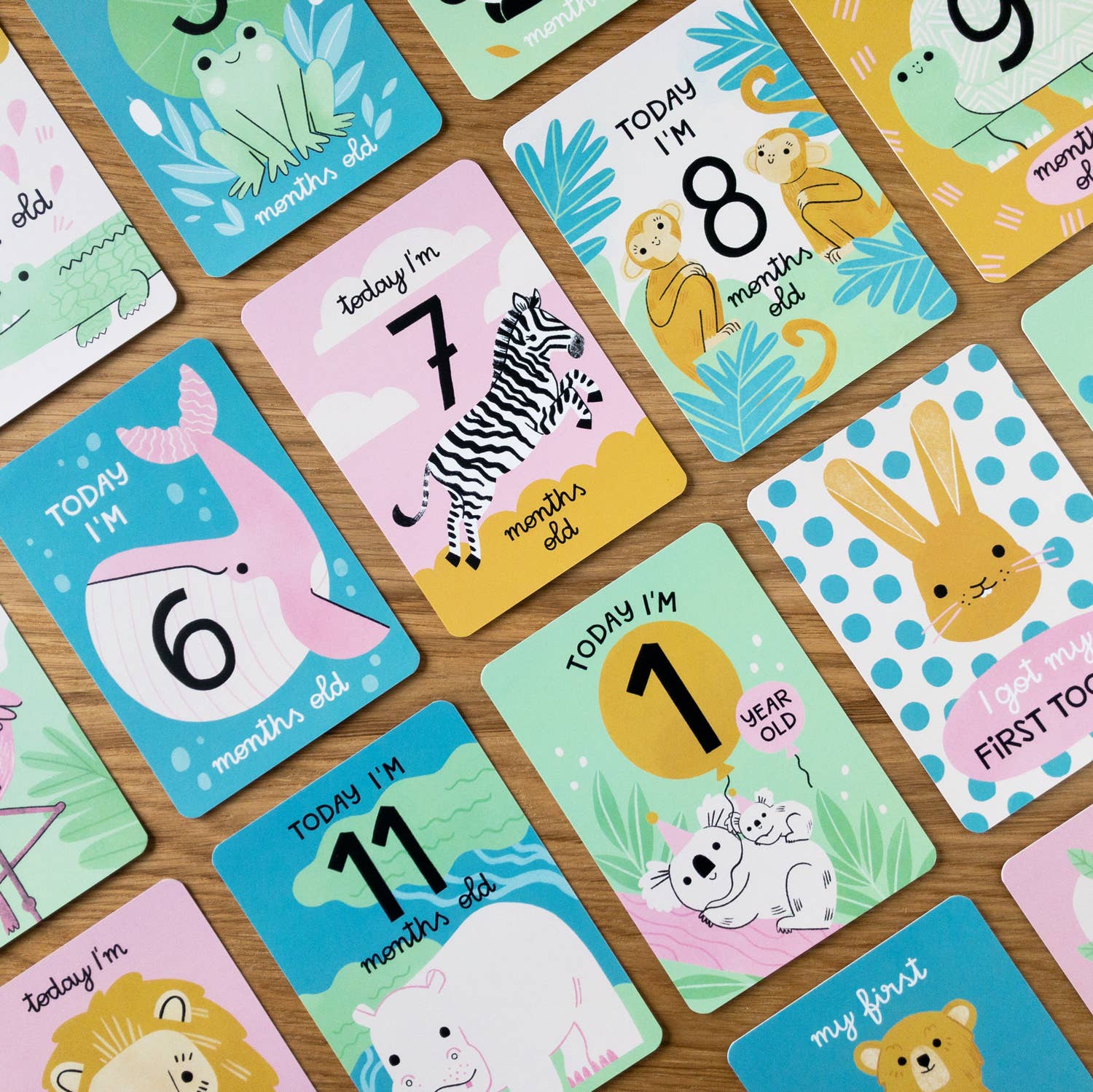 Natàlia Juan Abelló - Wholesale Milestone Art/Keepsake - Kids & Baby - Baby Milestone Cards2