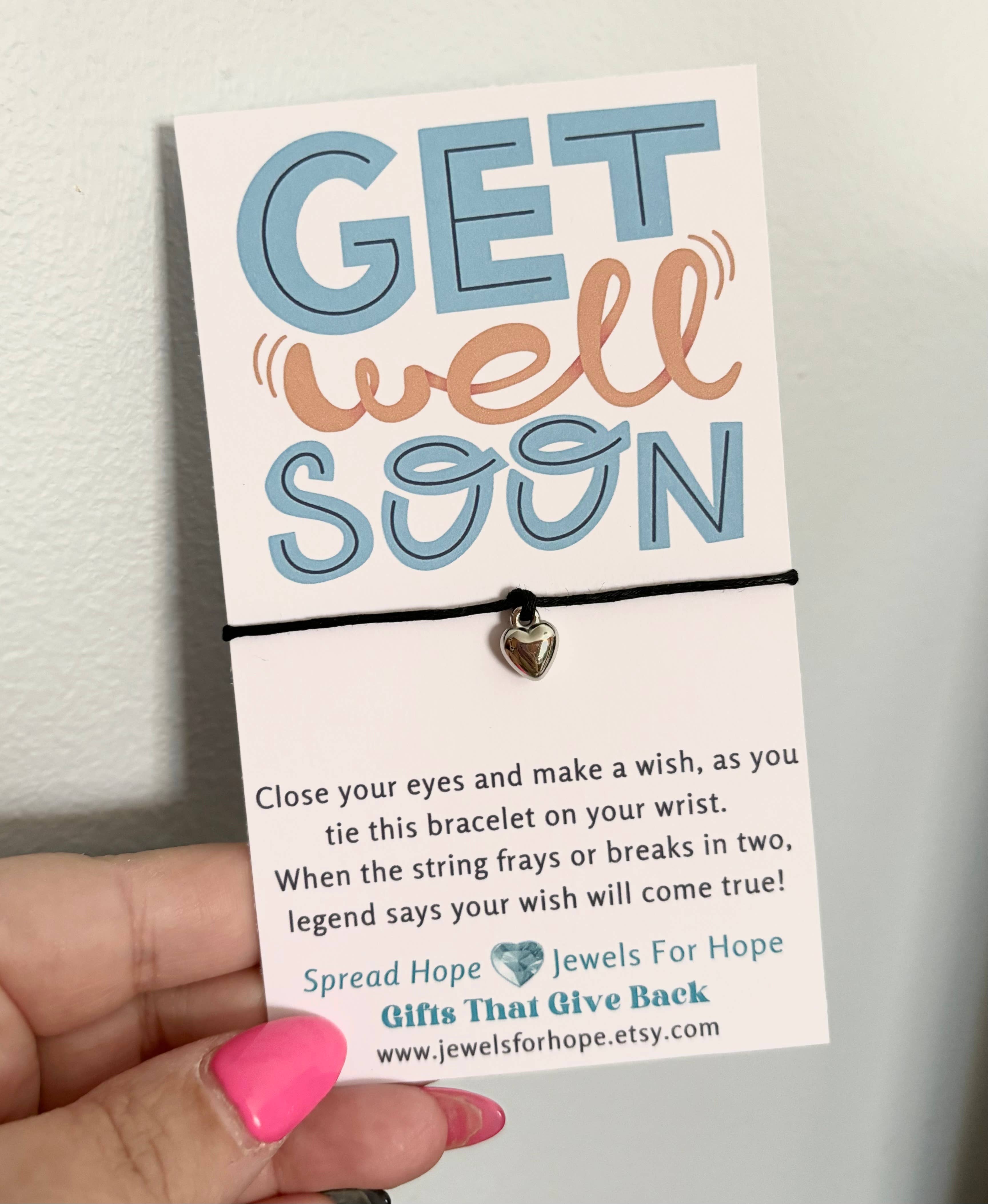 Jewels For Hope - Vente Bracelets à breloques/pendentifs - Bracelets de souhaits inspirants Surprise Set - Petits articles cadeaux9