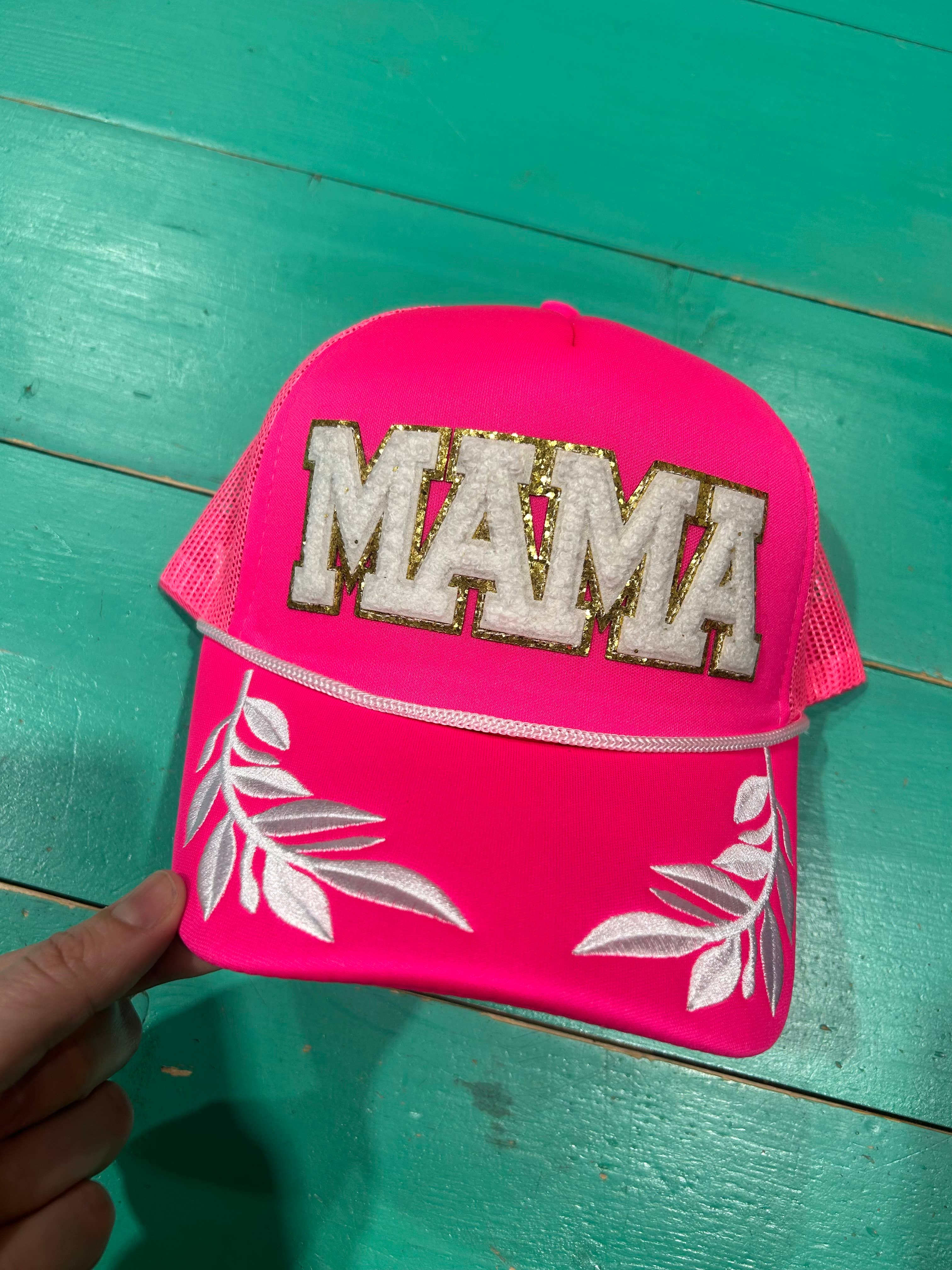 Vibes Hat Company - Wholesale Trucker Hat - Women's - Mama Chenille Letters Foam Trucker | Mom| Mothers | Hats4