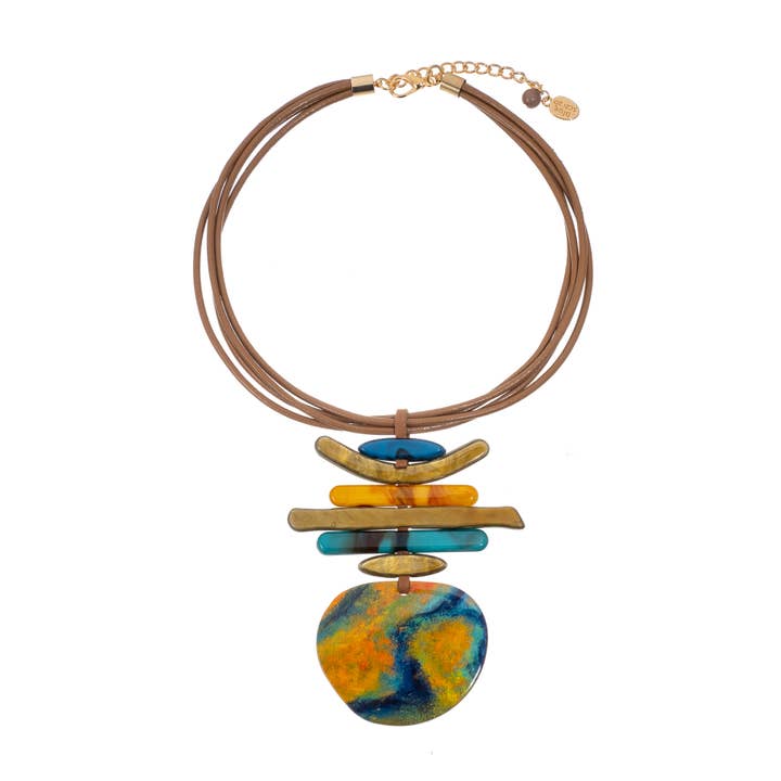 Rox Necklace (Yellow)
for wholesale by Blue Scarab