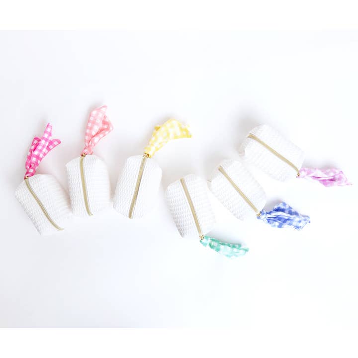 Gingham Scarf Minimergency Kit for wholesale by Pinch Provisions