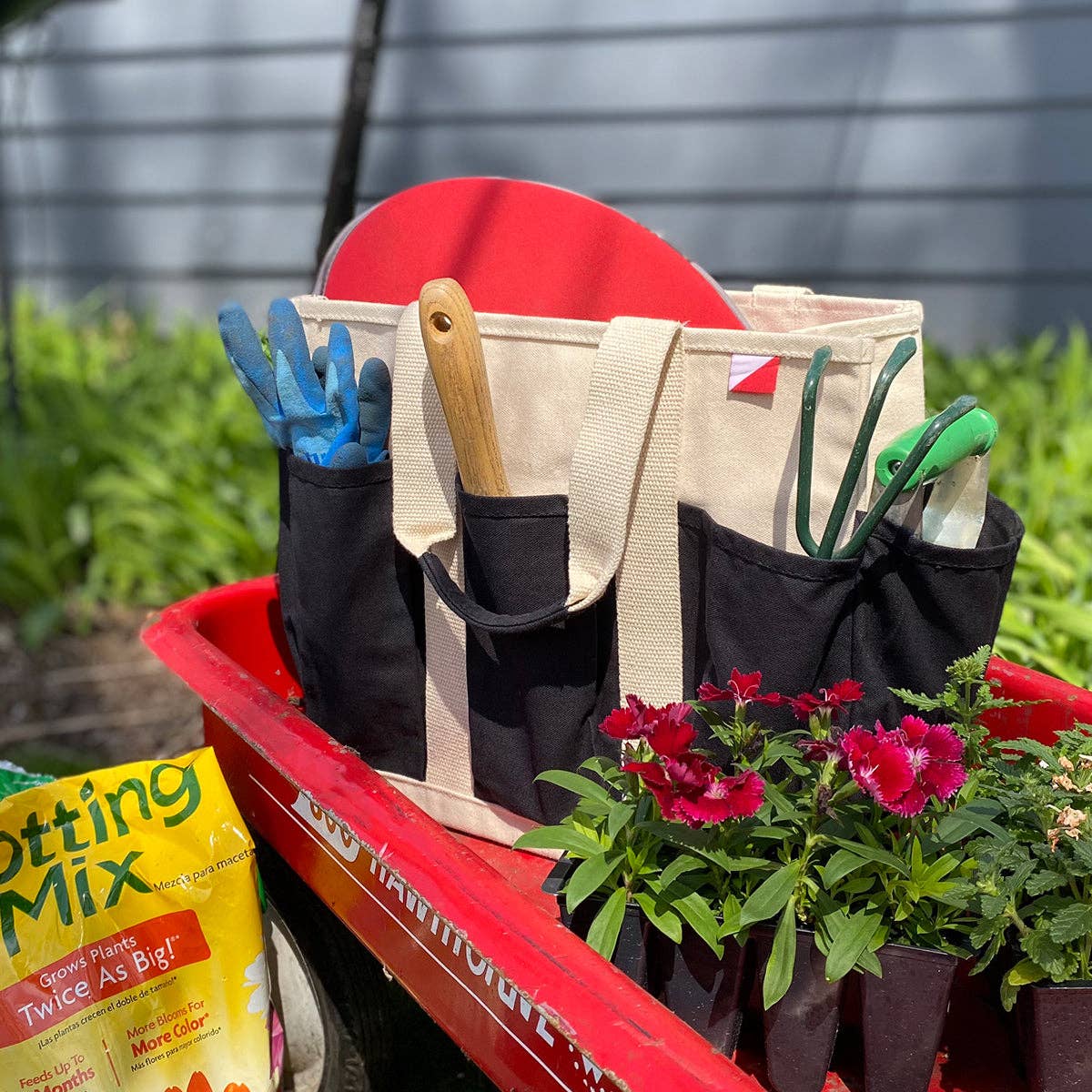 ShoreBags - Wholesale Tote Bag - Unisex - Pocket Tote 8-Pocket Carrying Tote3