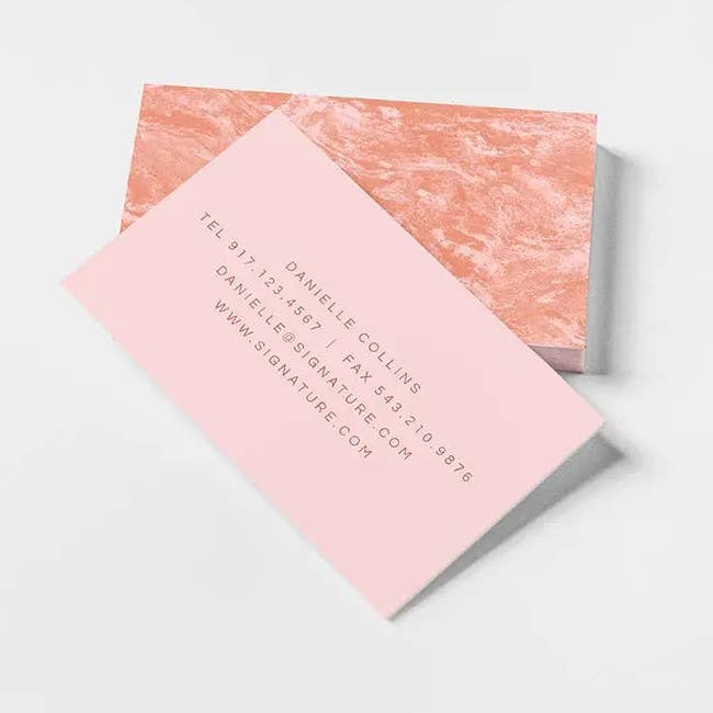 Tarjeta de presentación Coral Terrain para venta al por mayor de The Design Craft