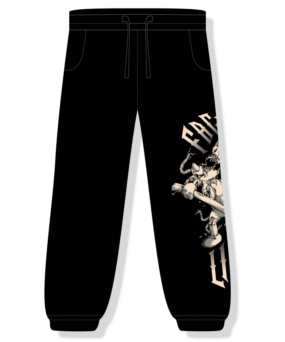 Fact of Life – Engroshandel Joggers - Herre – Fact of Life joggingbukser "Sinners" JH-13 sort