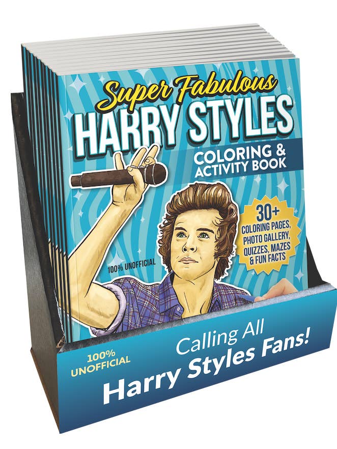 10-Copy Display of Super Fabulous Harry Styles C&A Books for wholesale by Fox Chapel Publishing