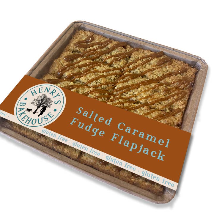Henry's Bakehouse – wholesale Biscuit – Gluten Free Salted Caramel Flapjack