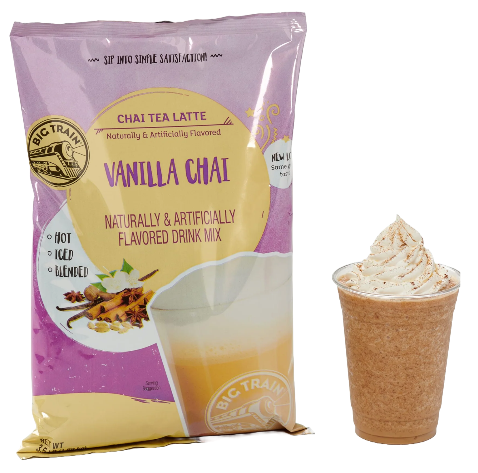 Dark Canyon Coffee Company - Wholesale Beverage Mix - Big Train Vanilla Chai Tea Latte Beverage Mix0
