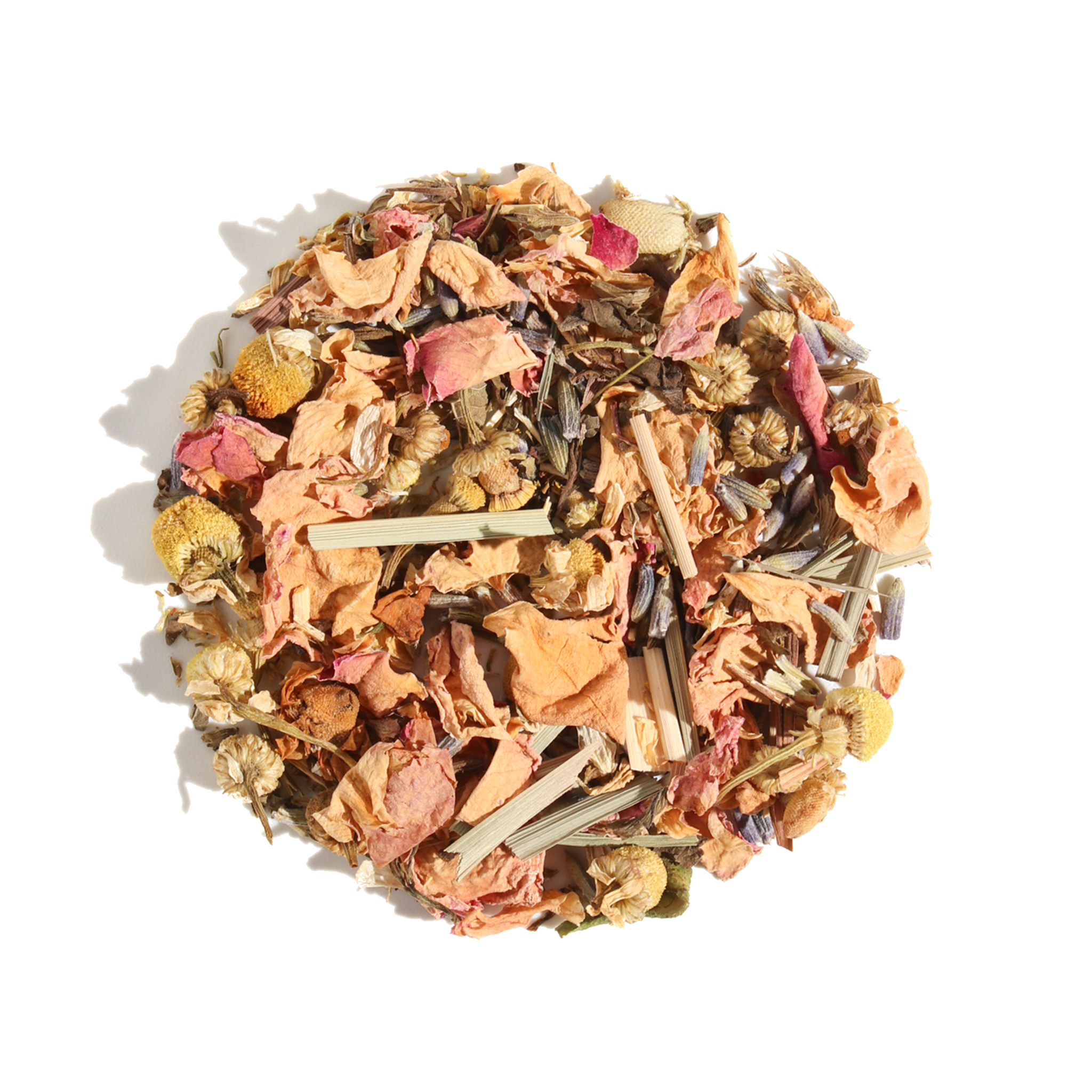 Plum Deluxe Tea - Wholesale Loose Tea - Calm Chamomile Bloom Lavender Rose Herbal Loose Leaf Tea1