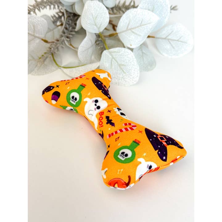 Doggotique - Wholesale Pet Plush Toy - Dog - Spooky plush bone, dog toy Halloween,5