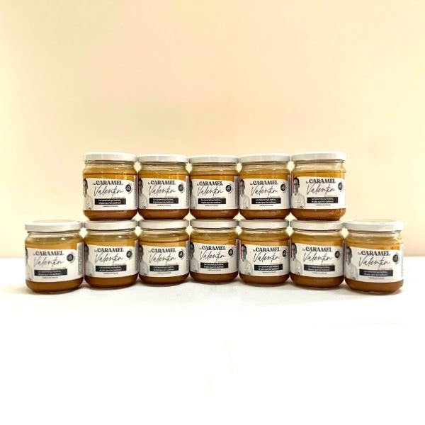 Le Caramel Valentin - Venta al por mayor Salsas de caramelo - Bote de caramelo con mantequilla salada de 175 g0
