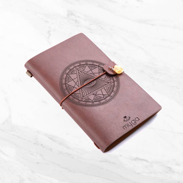 Myga - Wholesale Spiritual Stone/Crystal - Myga Crystal Notebooks in Singles 22