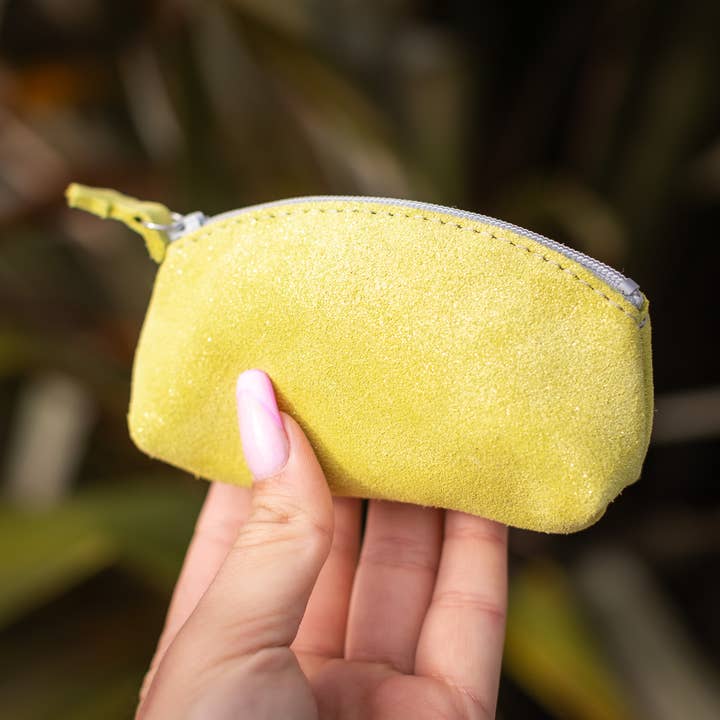 Mini estojo de couro brilhante por atacado de La cartablière