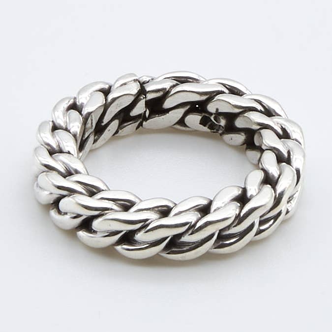 Sterling sølv kæde Ring for engroshandel hos Renata Rubio 92.5