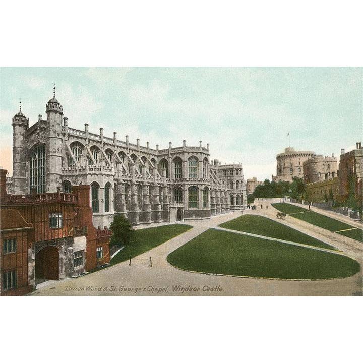 Kunstdruck EN-300 Windsor Castle Grounds für den Großhandel von Found Image Press