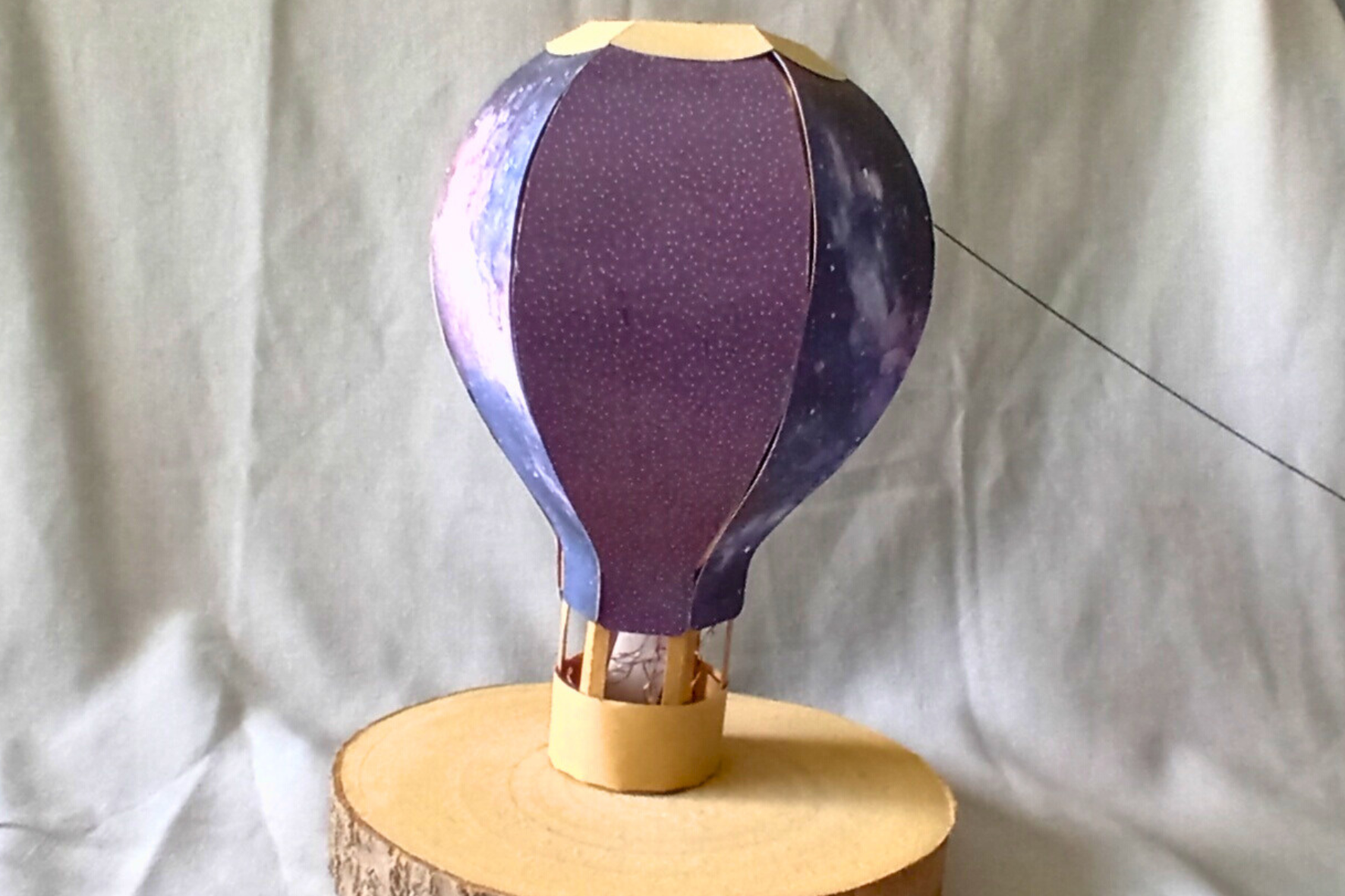 La baleine qui embosse - Wholesale DIY Craft Kit - DIY Luminous Paper Hot Air Balloon Kit7