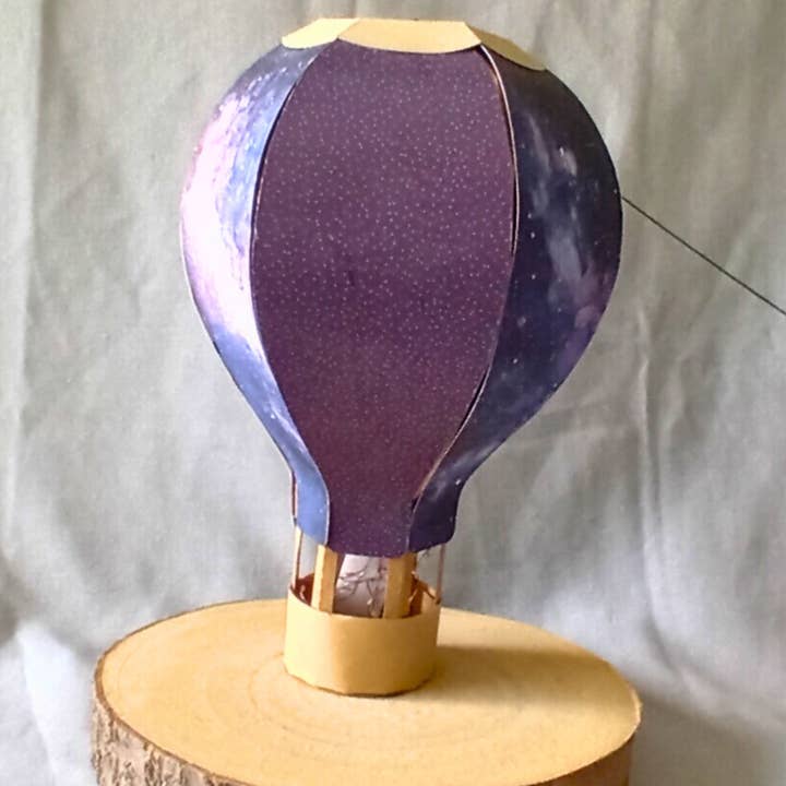 La baleine qui embosse - Wholesale DIY Craft Kit - DIY Luminous Paper Hot Air Balloon Kit7