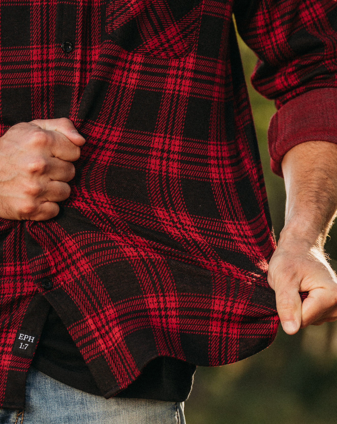 Yee Yee - Wholesale Button Down Shirt - Men's - Stretch Flannel2