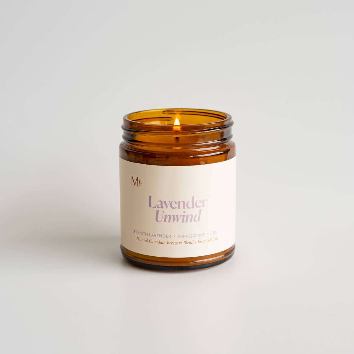 Misiyo Candle Co - Vendita all'ingrosso Candela in vasetto - Lavanda Rilassante | Candela in Vaso di Cera d'Api Canadese Naturale2