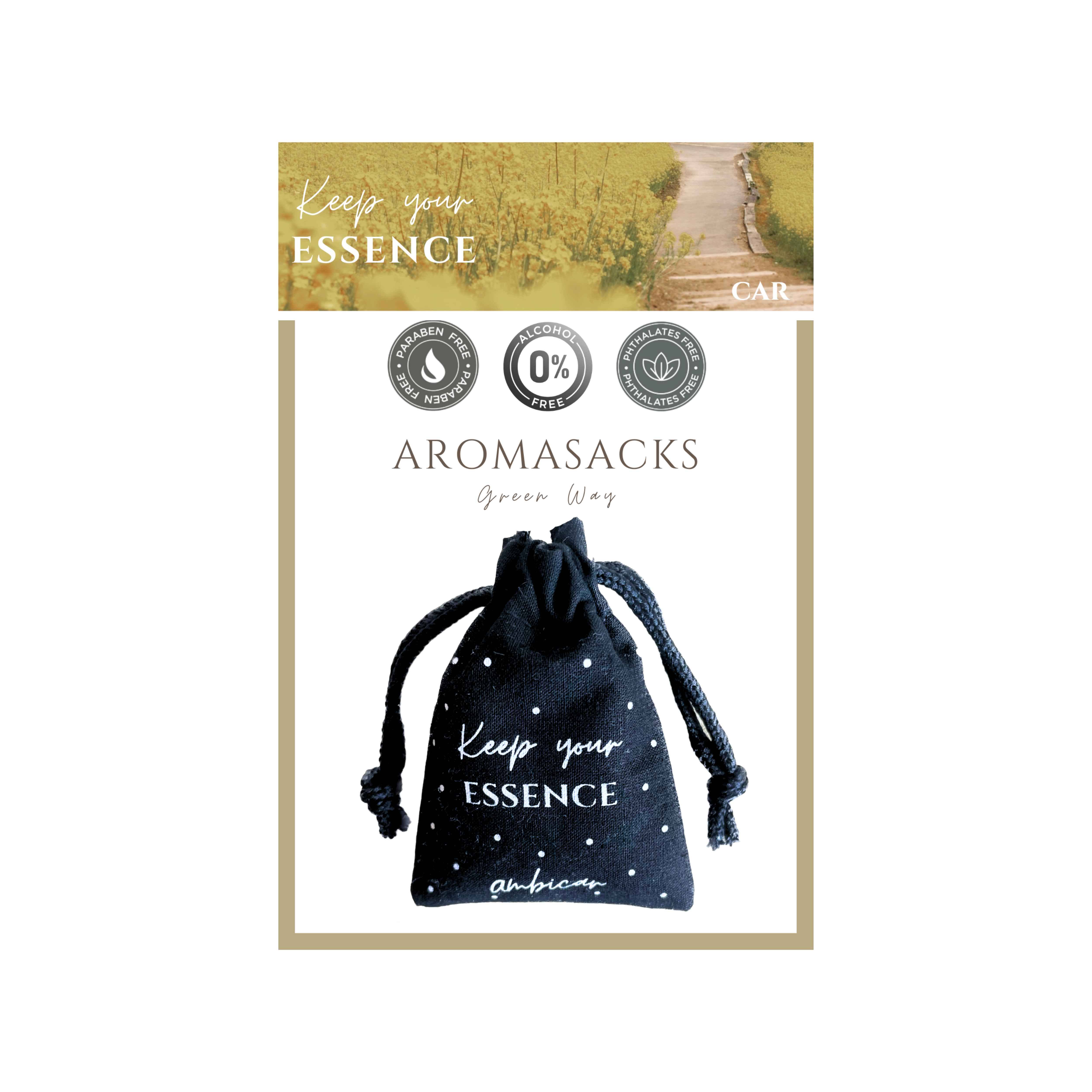 Keep Your Essence – wholesale Car Freshener - Unisex – Car Air Freshener - CITRUS - Scented Decorative Bag