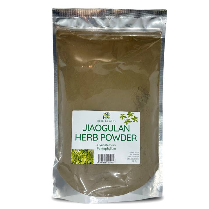 Jiaogulan Herb Powder 1lb for wholesale by Herb To Body