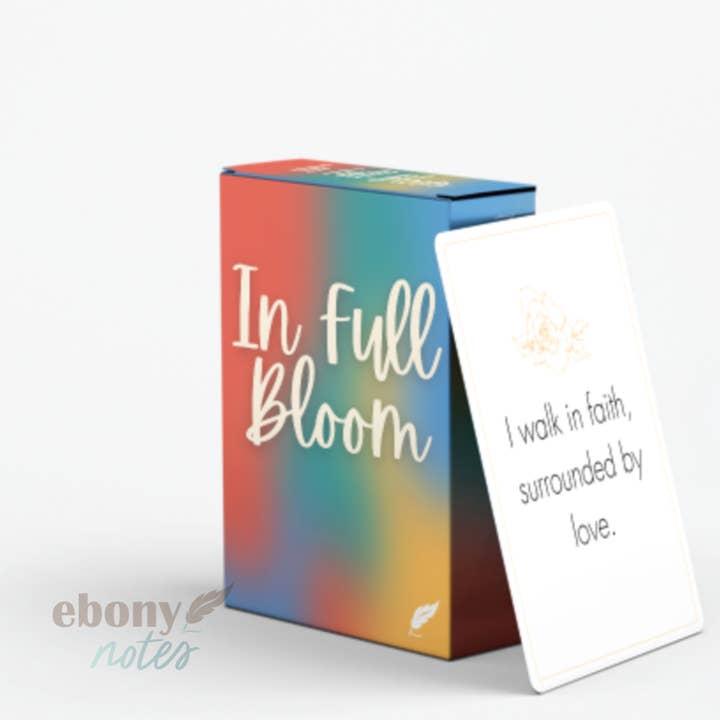 Ebony Notes Company - Wholesale Tarot Cards - In Full Bloom Card Deck | Cultivate Positivity and Personal Growth1