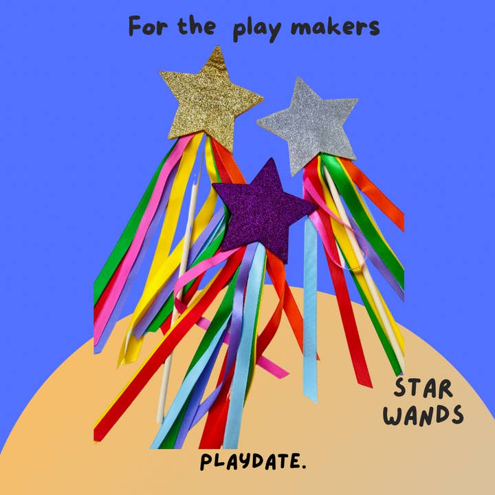 Star wands for wholesale by Playdate