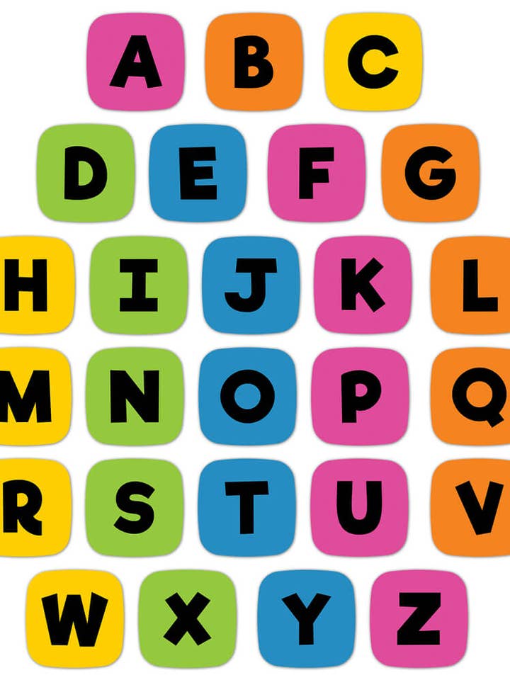 Edu-Clings Alphabet Manipulative for wholesale by Carson Dellosa Education