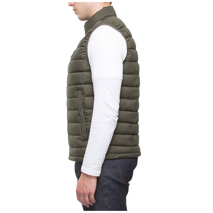 Rokka & Rolla - Wholesale Outerwear Vest - Men's - Men's Packable Puffer Vest Warm Sleeveless Jacket13