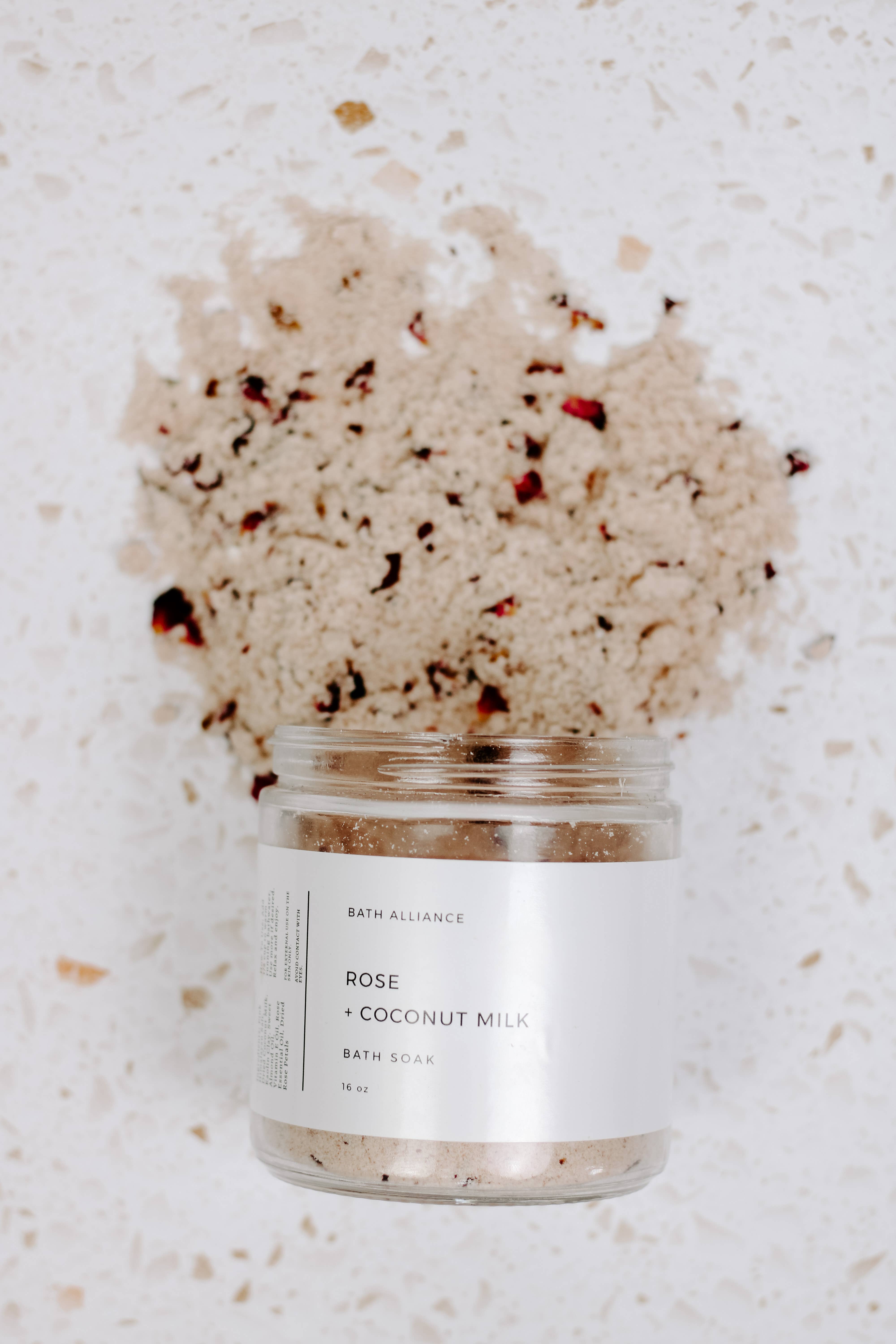 Bath Alliance - Wholesale Bath Soak/Milk - Rose + Coconut Milk Bath Soak4