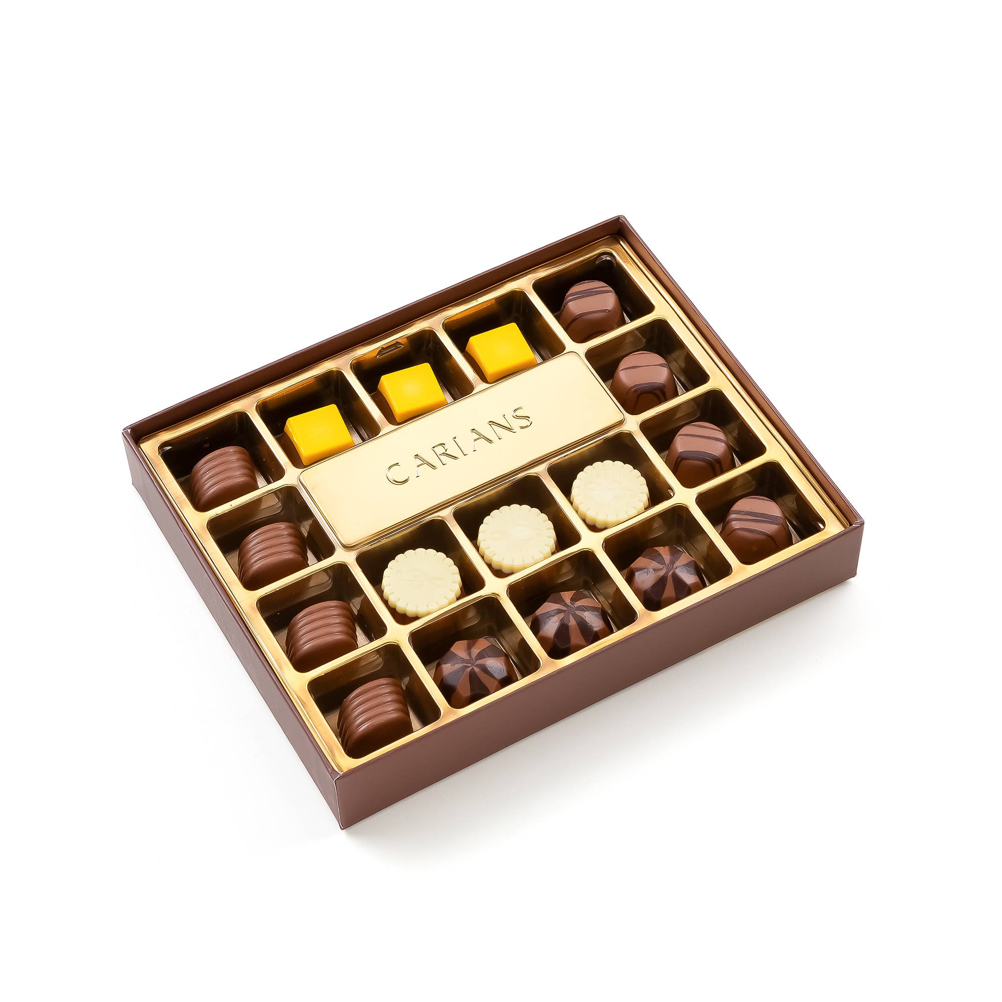 Carian's Bistro Chocolates - Wholesale Chocolate Box -  Valentine's Chocolate Gift Box Gold, Premium Luxury Box3