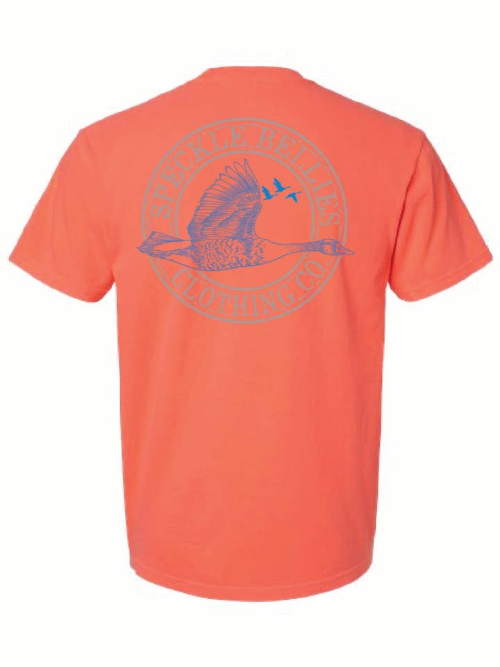 Speckle Bellies Clothing Company - Wholesale Screen Printed T-Shirt - Unisex - Circle Logo Blue5