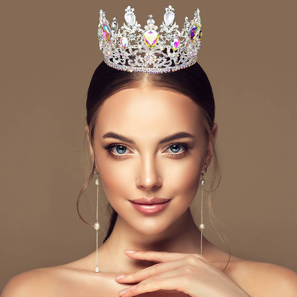 Sensibling Corp. - Wholesale Tiara - Women's - Glass Crystal Pageant Queen Tiara8