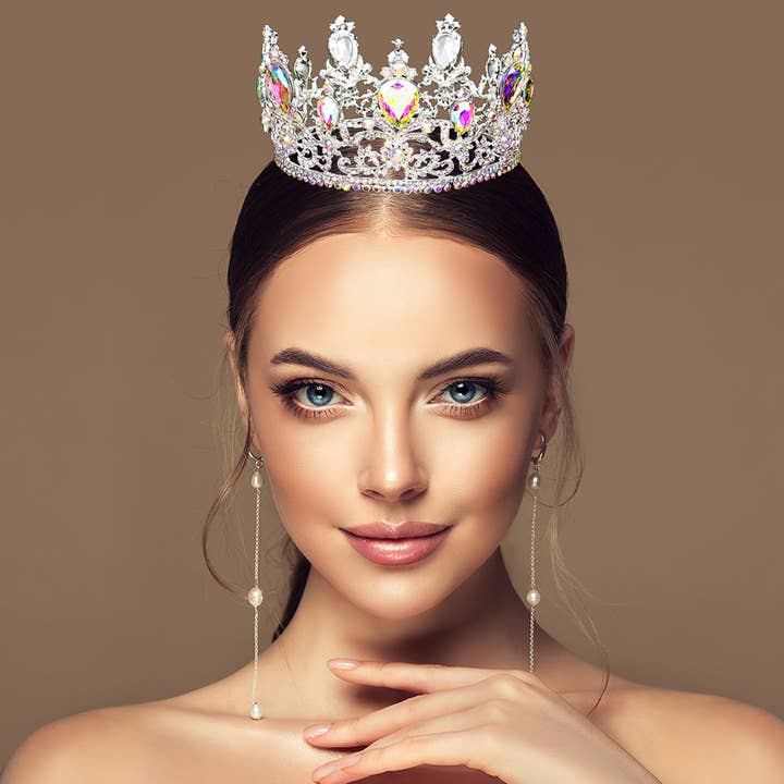 Sensibling Corp. - Wholesale Tiara - Women's - Glass Crystal Pageant Queen Tiara8