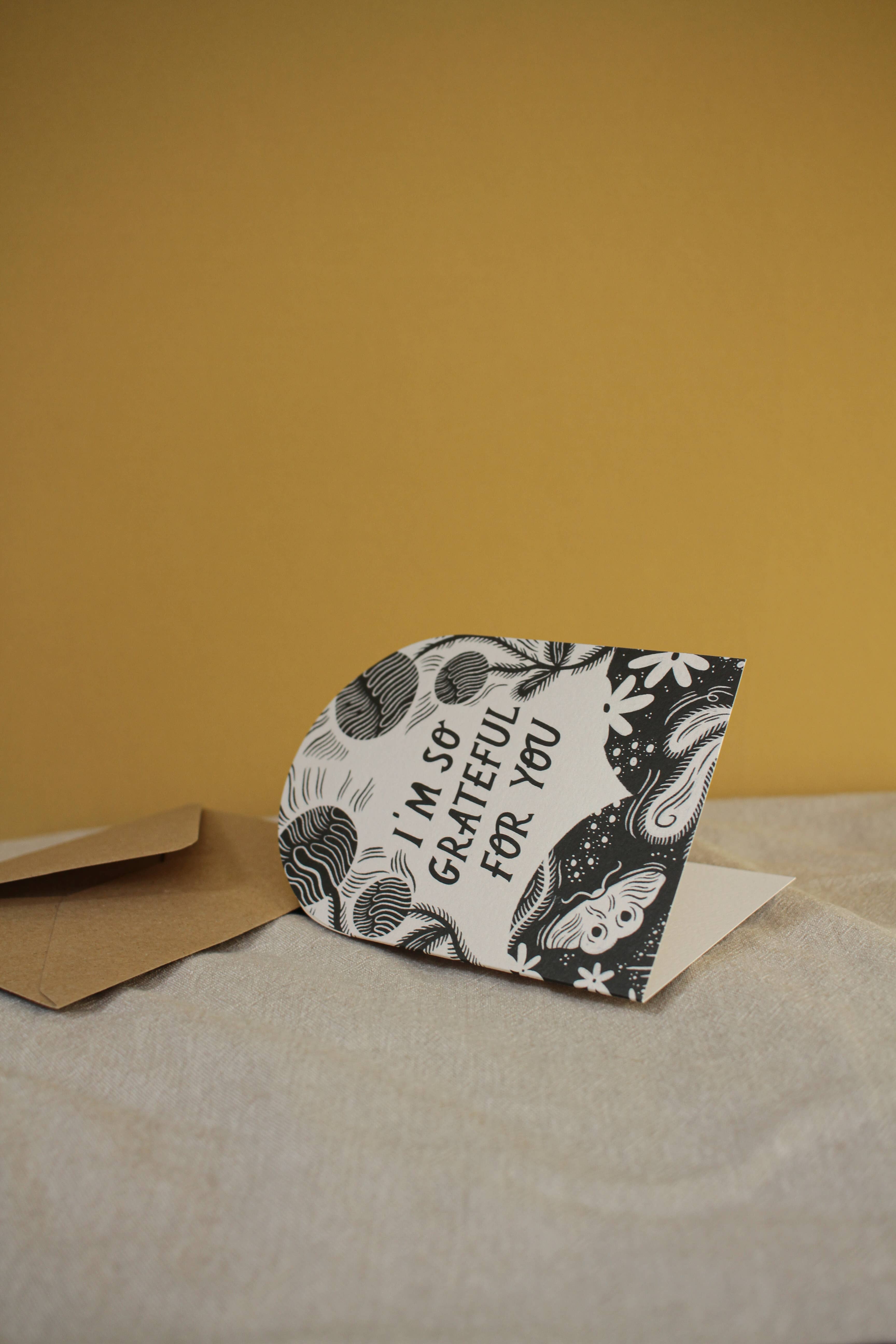 Lauren Marina - Wholesale Thank You Card - 'I'm So Grateful For You' Thank You Card1