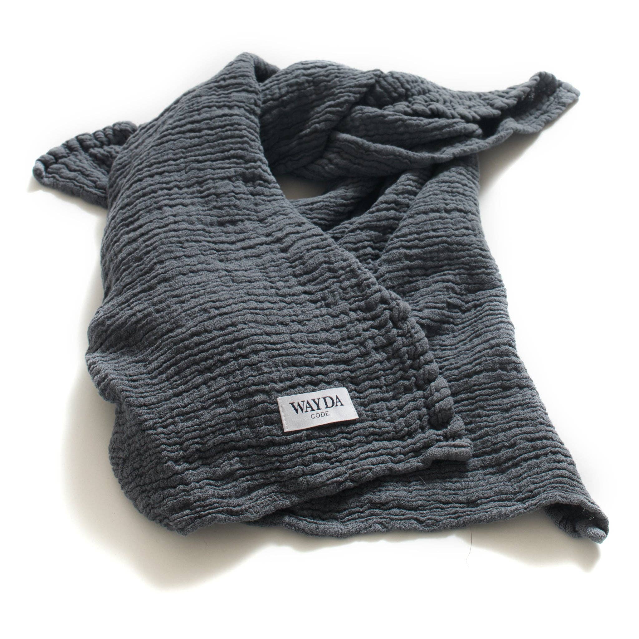 WAYDA - Wholesale Scarf - Women's - Mondlicht GRAU1