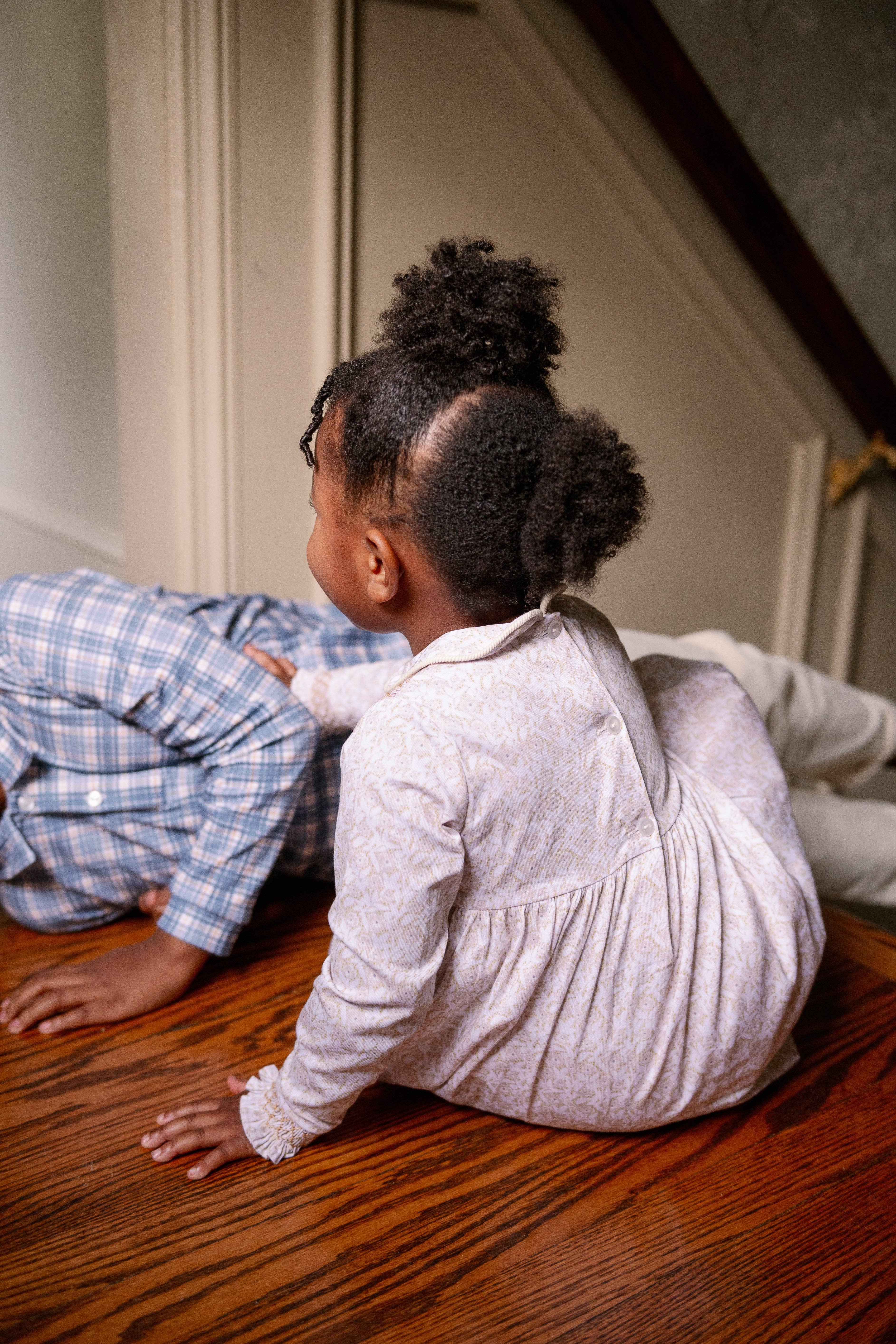 Sun House Children's - Wholesale Dress - Kids - Smocked Dress in Louisa Flower6