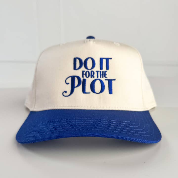 The Babe Co. - Vente Casquette de camionneur – femme - Casquette vintage brodée pour femme "Do It For The Plot"0
