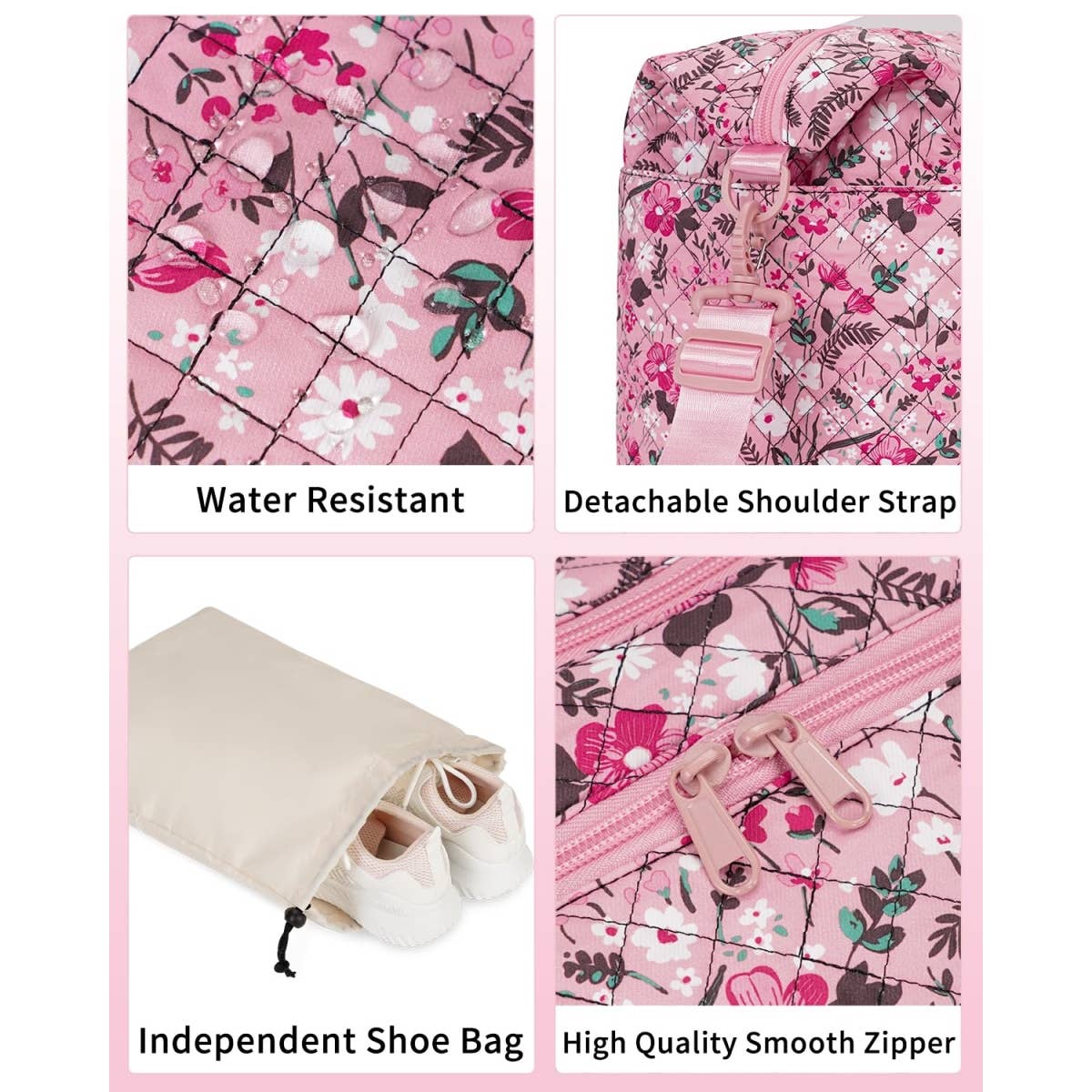 wandf – Großhandel Weekender-Tasche – Unisex – Gesteppte Schultertaschen Flugzeug Reisetasche Unter Sitz Tasche19