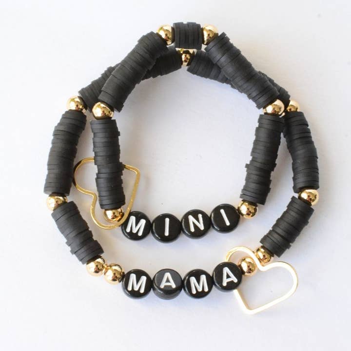 Two and Crew - Faith Based Jewelry & Gifts - Wholesale Beaded Bracelet - Mama MINI Bracelet Set – Mothers Gift, Matching Jewelry, Mom0