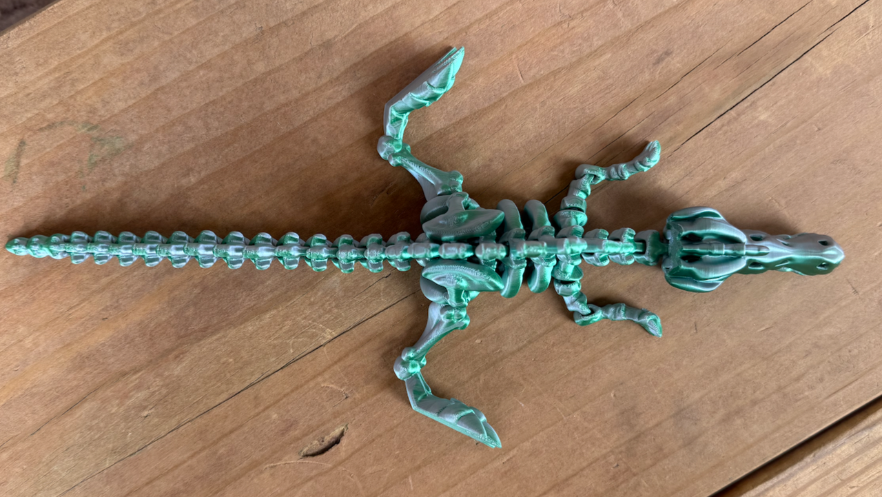 LNZ Custom Design - Wholesale Figurine Toy - Kids - 3D Flexi Skeleton Spinosaurus Dinosaur3