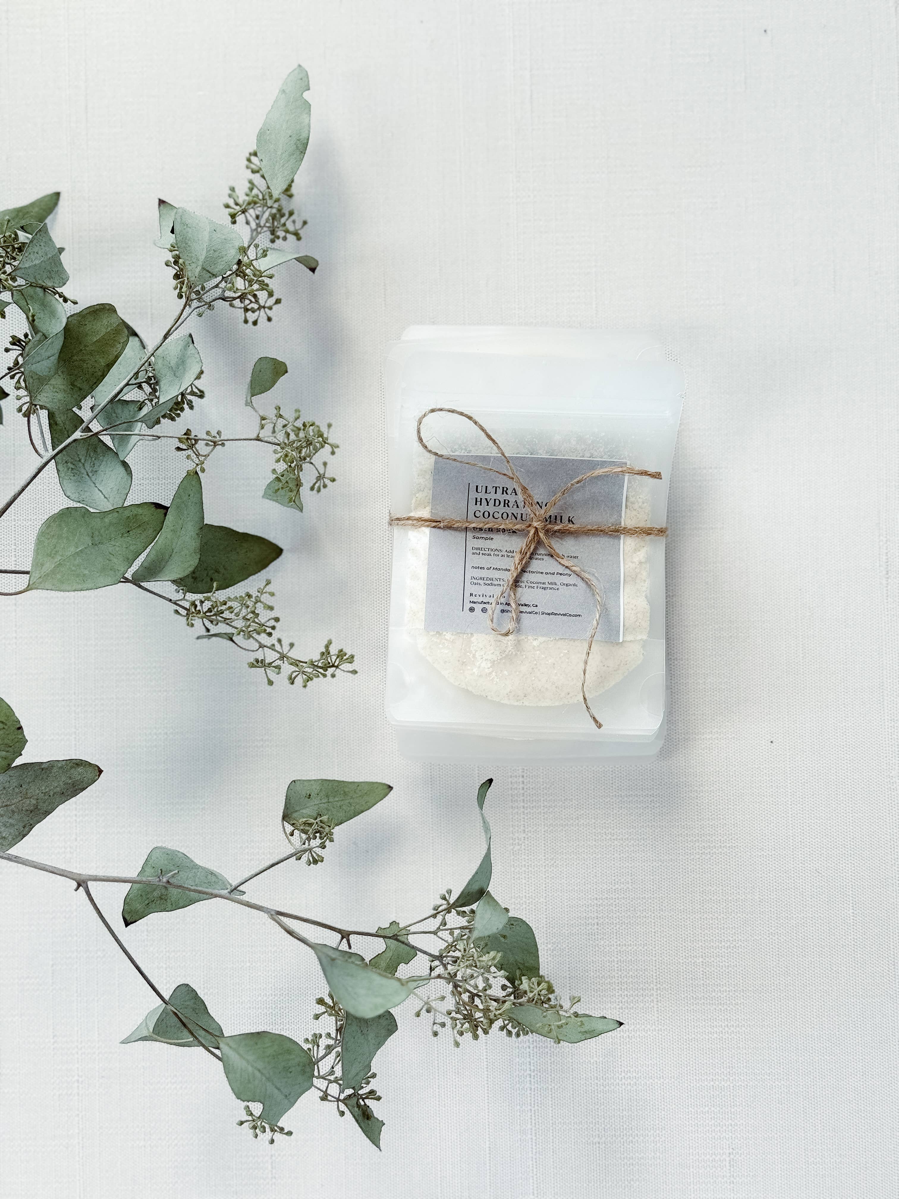 Revival Co - Wholesale Retailer sample – Beauty & wellness - Ultra Hydrating Coconut Milk Bath Samples