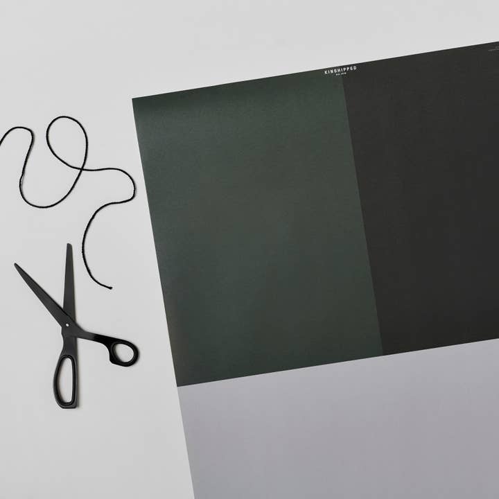 Kinshipped - Wholesale Flat Wrap - CLEVER GIFT WRAP - GREEN